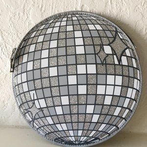 Silver Glitter Disco Ball Clutch, STUDIO DIY